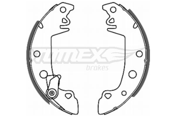 TOMEX BRAKES Piduriklotside komplekt TX 20-68